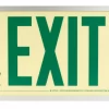 Jessup Aluminum frame Glo Brite® Exit sign, UL924 listed/listed to LED, 50 Ft viewing distance